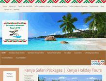 Tablet Screenshot of easternvacations-kenya.com